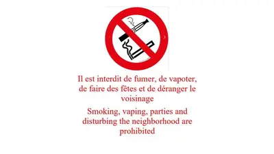 Certificat, récompense, panneau ou autre document affiché dans l'établissement Superbe appartement Hamelin Paris 16eme