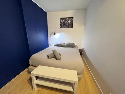Un ou plusieurs lits dans un hébergement de l'établissement Central Flat for 7
