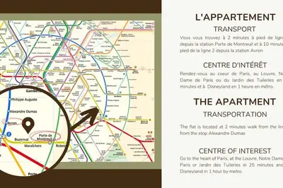 Plan de l'établissement 31.Appart 8Pers#3 Bedroom #Père Lachaise #Nation