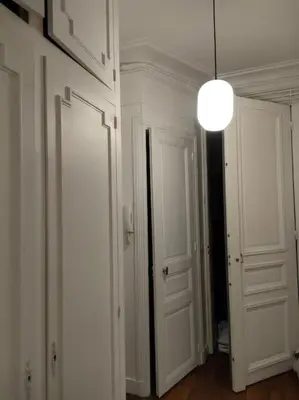 Plan de l'établissement Lumineux,chic, appartement Haussmannien de 50 m2, proche de la ligne 14, direct Aeroport Orly
