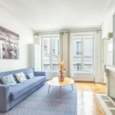 Coin salon dans l'établissement Parisian apartment for 6 pers Paris by askmefrance