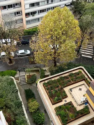 Jardin de l'établissement Appartement 2 pièces Paris