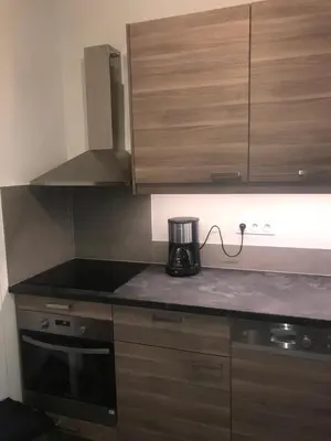 Cuisine ou kitchenette dans l'établissement Pavillon 1 à 4 personnes chez l’habitant parfait pour une famille