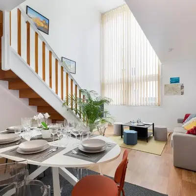 Duplex Cosy 6 personnes - Parking Gratuit - 15 min Centre de Paris Metro 13