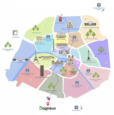 Plan de l'établissement Studio Le Nôtre
