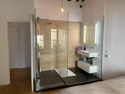 Salle de bains dans l'établissement Le Marais à Paris - Atypique & Design