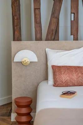 Un ou plusieurs lits dans un hébergement de l'établissement 4#Two Bedrooms#Champs Elysées#Arc de Triomphe#AC