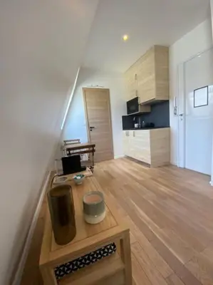 Cuisine ou kitchenette dans l'établissement Studio Trocadéro sur les toits