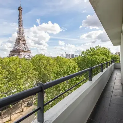 New York-Superbe appartement vue Tour Eiffel pont de l'Alma