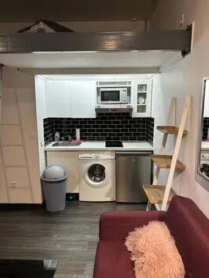 Cuisine ou kitchenette dans l'établissement Place de la Bastille
