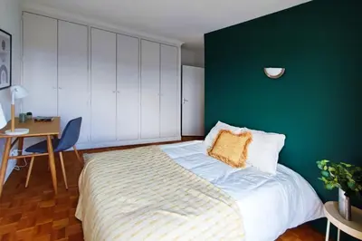 Un ou plusieurs lits dans un hébergement de l'établissement Flexliving - room - Villon