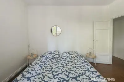 Un ou plusieurs lits dans un hébergement de l'établissement Flexliving - room - Verdun