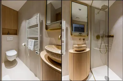 Salle de bains dans l'établissement 153 Suite luxueuse-Etienne Marcel-Châtelet-Paris 3