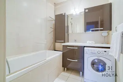 Salle de bains dans l'établissement Proche de Paris - La Populaire - 5MB