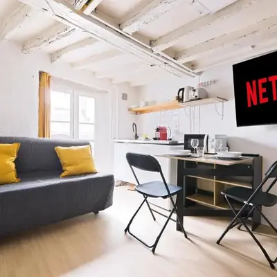Studio Appartement Quartier Saint-Michel Notre-Dame 3 Free Netflix