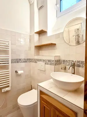 Salle de bains dans l'établissement Le Penthouse Chevalier - L