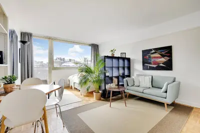 Coin salon dans l'établissement EXELMANS - Auteuil