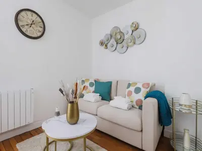 Coin salon dans l'établissement Chic flat - 1BD 4P - Auteuil