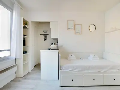Un ou plusieurs lits dans un hébergement de l'établissement Modern studio - 2P - Faubourg Saint Antoine 11th arr