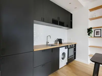 Cuisine ou kitchenette dans l'établissement Sublime appt - 1BD 2P - Near Canal Saint Martin