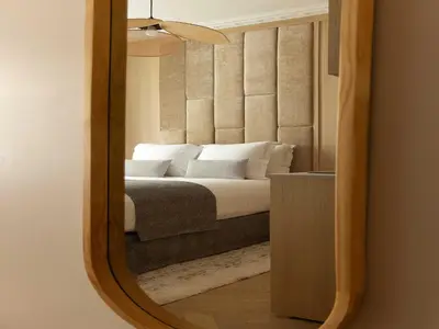 Un ou plusieurs lits dans un hébergement de l'établissement Charming Cosy Studio - 2P - Gare Saint Lazare