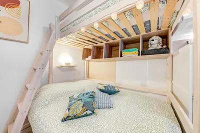 Plan de l'établissement Petit appartement cosy quartier branché entre Bastille et Nation