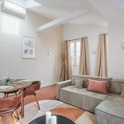 Appartement climatisé 1BR Triangle d'Or