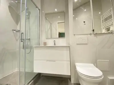 Salle de bains dans l'établissement GuestReady - Warm and Stylish Nest in the 13th