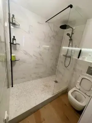 Salle de bains dans l'établissement Paris 9e Loft