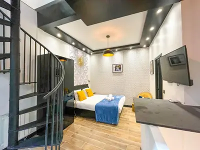 Un ou plusieurs lits dans un hébergement de l'établissement Urban Flat 160 - Fashion week Paris Central flat