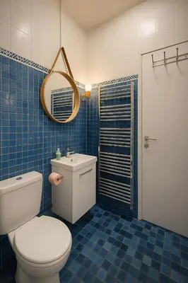Salle de bains dans l'établissement Tour Effeil - Bois de Boulogne