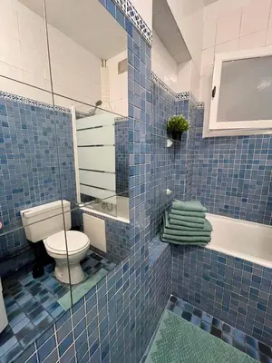 Salle de bains dans l'établissement Tour Effeil - Bois de Boulogne