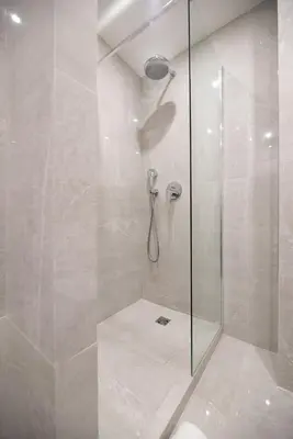 Salle de bains dans l'établissement Stylish Studio in East Paris