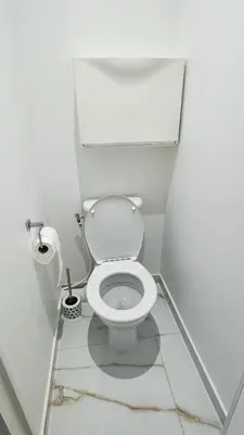 Salle de bains dans l'établissement Cozy Studio Paris 14e