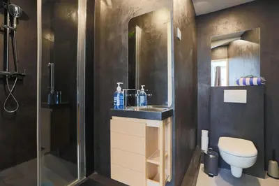Salle de bains dans l'établissement Le Zen