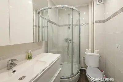 Salle de bains dans l'établissement Charming Room in shared 2-Bedroom Apartment in Paris 5