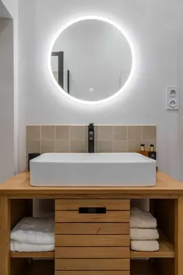 Salle de bains dans l'établissement Modern apartment in the heart of Paris