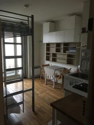 Cuisine ou kitchenette dans l'établissement STUDIO Doré