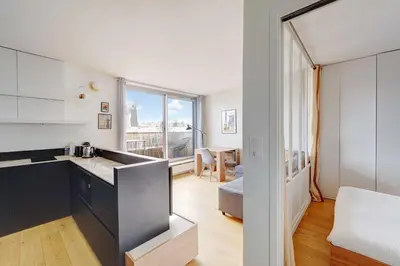 Cuisine ou kitchenette dans l'établissement Elegant Apartment - 1BR- 2P- Nation