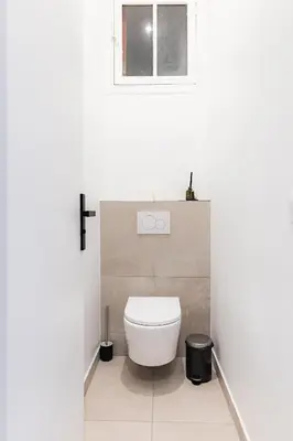 Salle de bains dans l'établissement Appartement de prestige climatisé