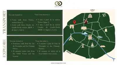 Plan de l'établissement B1#Premium#2Bedrooms#ArcdeTriomphe#AC#ChampsElysées