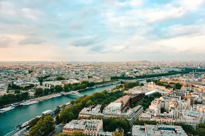 Vue générale sur Le Pré-Saint-Gervais ou vue de la ville depuis l'appartement