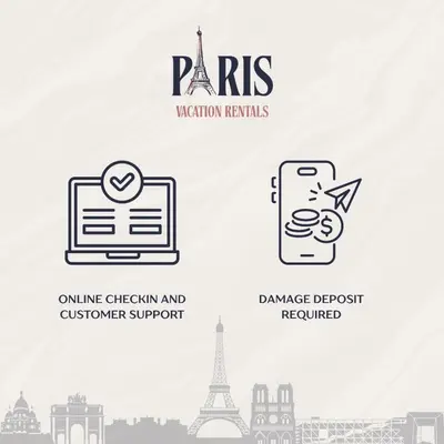 Plan de l'établissement Eiffel Tower & Champs-Elysees - Paris Vacation Rentals
