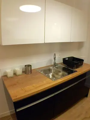 Cuisine ou kitchenette dans l'établissement The Blue House 70sqm 2br 6 Persons