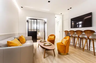 Coin salon dans l'établissement Dreamyflat - caire ll