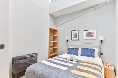 Un ou plusieurs lits dans un hébergement de l'établissement 124 - Urban Fabulous Flat