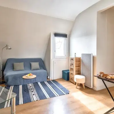 New Parisian Studio with View in the Central 11th