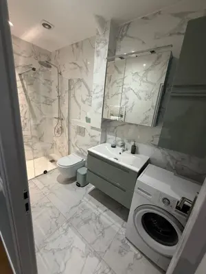 Salle de bains dans l'établissement Mêla