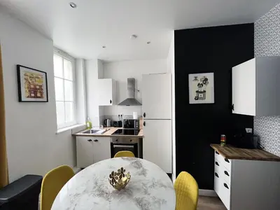 Cuisine ou kitchenette dans l'établissement UrbanFlat 157 - Urban Coco Flat in Montorgueil