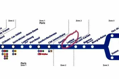 Plan de l'établissement Beau T2 à Arcueil proche RER B.